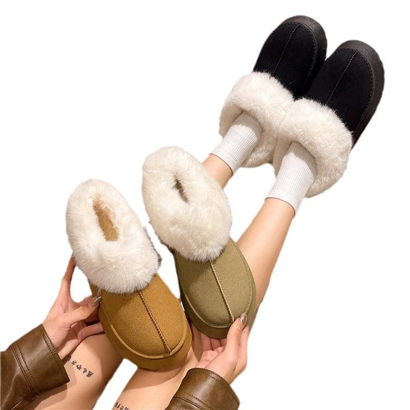 Cheky - Women's Winter Thicken Thermal Fur Snow Boots