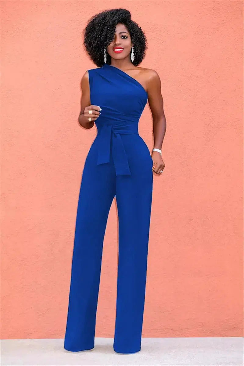 Cheky - Shoulder Rompers Womens Jumpsuit