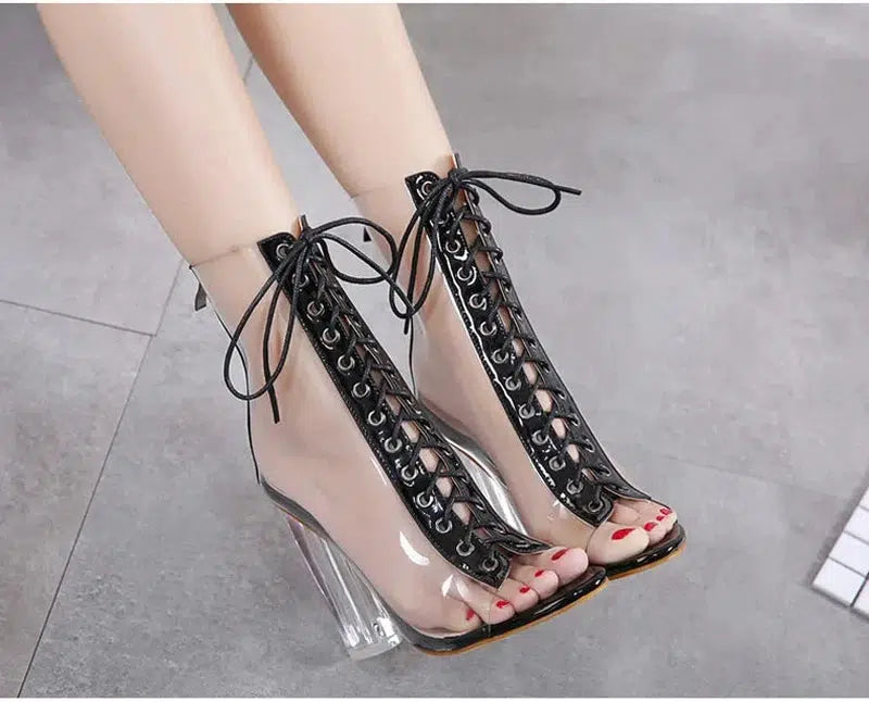 Cheky - Gladiator Sandals Peep Toe