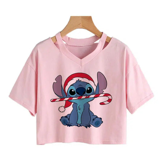 Cheky - Women's Stitch Cartoon Tee