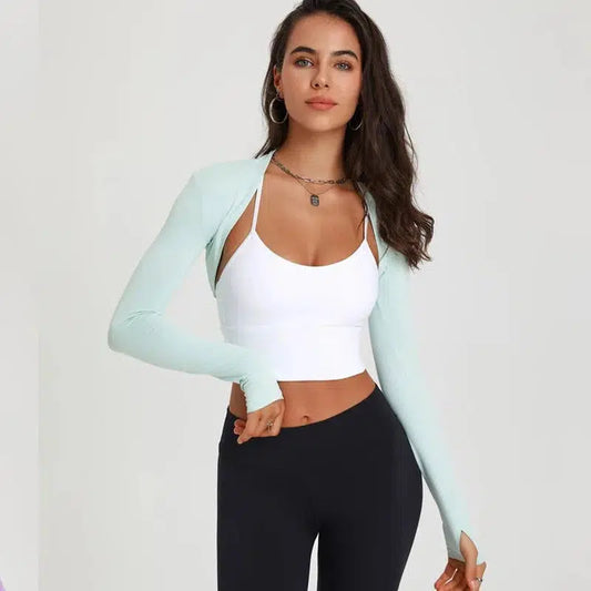 Cheky - Yoga Dance Crop Top Jacket