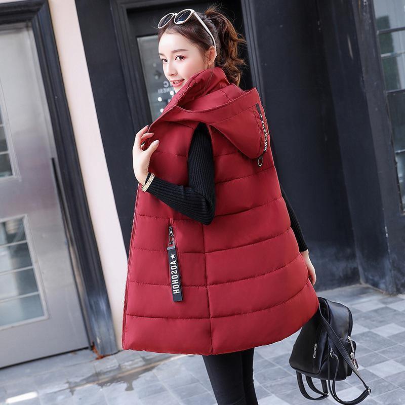 Cheky - Autumn Winter Vest Down Cotton Jacket Jacket Lady