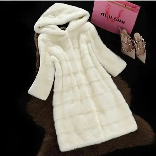 Cheky - Mink Faux Fur Coat