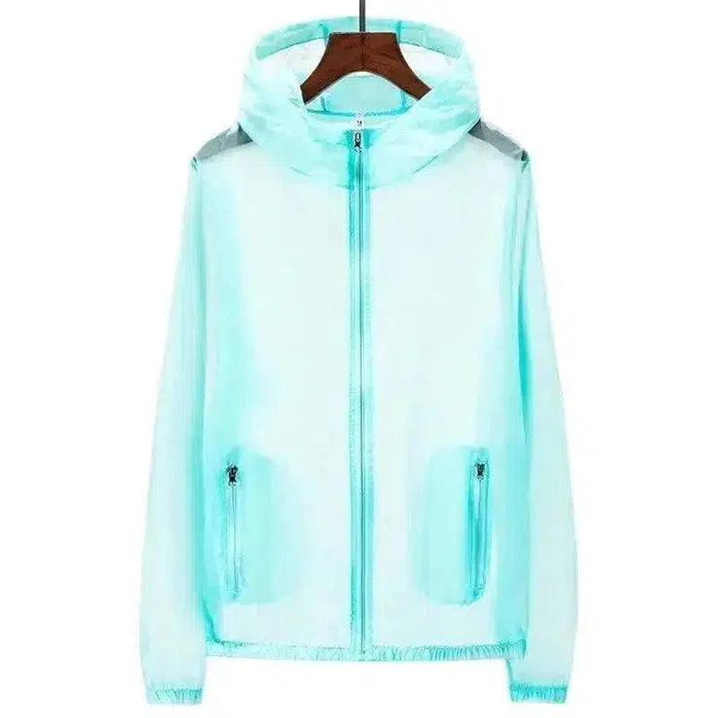 Cheky - Summer Thin Breathable Windbreaker Plus Size Couple Skin