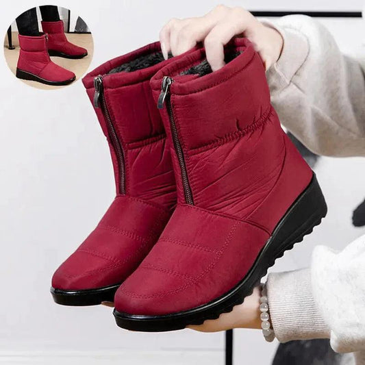 Cheky - Winter Snow Boots For Women Warm Plush Platform Boots Shoes